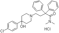 Loperamide hydrochloride molecular structure (CAS 34552-83-5)