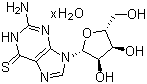 结构式 CAS# 345909-25-3, 6-硫代鸟嘌呤水合物
