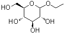结构式 CAS# 34625-23-5, 乙基 D-吡喃葡萄糖苷