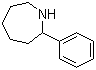 structure of CAS# 3466-82-8, 2-Phenylperhydroazepine;2-Phenylhexahydroazepine; Hexahydro-2-phenyl-1H-azepine