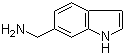 structure of CAS# 3468-17-5, 1H-Indole-6-methanamine
