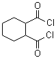 structure of CAS# 34684-19-0, 1,2-Cyclohexanedicarbonyl dichloride;1,2-Cyclohexanedicarbonyl chloride; 1,2-Cyclohexanedicarboxylic acid dichloride; Hexahydrophthaloyl chloride