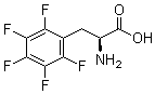 结构式 CAS# 34702-59-5, 2,3,4,5,6-五氟-L-苯丙氨酸