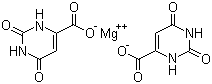 structure of CAS# 34717-03-8, Magnesium oratate;Bis(1,2,3,6-tetrahydro-2,6-dioxopyrimidine-4-carboxylato-N3,O4)magnesium