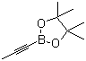 structure of CAS# 347389-75-7, 1-Propyn-1-boronic acid pinacol ester;4,4,5,5-Tetramethyl-2-(1-propyn-1-yl)-1,3,2-dioxaborolane