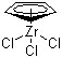 Cyclopentadienylzirconium trichloride molecular structure (CAS 34767-44-7)