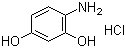 结构式 CAS# 34781-86-7, 4-氨基间苯二酚盐酸盐
