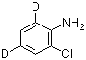 2-Chloroaniline-4,6-D2 molecular structure (CAS 347840-10-2)