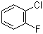 structure of CAS# 348-51-6, 2-Chlorofluorobenzene;1-Chloro-2-fluorobenzene