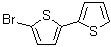 structure of CAS# 3480-11-3, 5-Bromo-2,2'-bithiophene;5-Bromo-2,2'-dithiophene; 5-Bromo-alpha-dithienyl