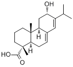 12-羟基松香酸分子结构 (CAS 3484-61-5)