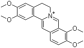 结构式 CAS# 3486-67-7, 黄藤素; 巴马汀