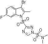Amisulbrom molecular structure (CAS 348635-87-0)