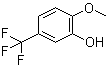 structure of CAS# 349-67-7, 2-Methoxy-5-trifluoromethylphenol