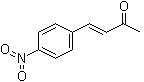 结构式 CAS# 3490-37-7, 4-硝基亚苄基丙酮