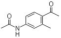 结构式 CAS# 34956-31-5, 4'-乙酰氨基-2'-甲基苯乙酮