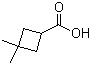 结构式 CAS# 34970-18-8, 3,3-二甲基环丁烷甲酸