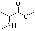 structure of CAS# 35023-55-3, N-Methyl-L-alanine methyl ester;(S)-Methyl 2-(methylamino)propanoate