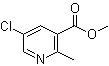 结构式 CAS# 350597-49-8, 5-氯-2-甲基吡啶-3-羧酸甲酯