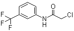 结构式 CAS# 351-38-2, N-(3-三氟甲基苯基)-2-氯乙酰胺