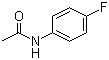 结构式 CAS# 351-83-7, 4-氟乙酰苯胺; 对氟乙酰苯胺; N-(4-氟苯基)乙酰胺