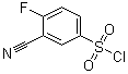 structure of CAS# 351003-23-1, 4-Fluoro-3-cyanobenzenesulfonyl chloride