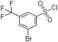 3-Bromo-5-(trifluoromethyl)benzenesulfonyl chloride molecular structure (CAS 351003-46-8)