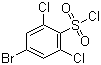 4-Bromo-2,6-dichlorobenzenesulfonyl chloride molecular structure (CAS 351003-54-8)