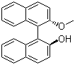 结构式 CAS# 35193-69-2, (S)-2'-甲氧基-[1,1']联萘-2-醇