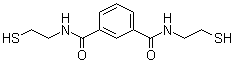 结构式 CAS# 351994-94-0, N,N'-二(2-巯基乙基)间苯二甲酰胺