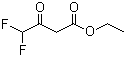 4,4-二氟乙酰乙酸乙酯分子结构 (CAS 352-24-9)