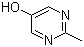structure of CAS# 35231-56-2, 5-Hydroxy-2-methylpyrimidine;2-Methyl-5-hydroxypyrimidine; 2-Methylpyrimidin-5-ol