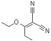 (1-Ethoxypropylidene)malononitrile molecular structure (CAS 35260-96-9)