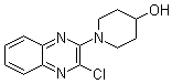 structure of CAS# 353257-77-9, 1-(3-Chloro-2-quinoxalinyl)-4-piperidinol