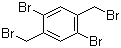 structure of CAS# 35335-16-1, 1,4-Dibromo-2,5-bis(bromomethyl)benzene;2,5-Bis(Bromomethyl)-1,4-dibromobenzene; alpha,alpha',2,5-Tetrabromo-p-xylene