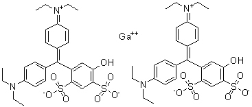 Patent Blue V molecular structure (CAS 3536-49-0)