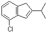 4-氯-2-异丙基-1H-茚分子结构 (CAS 354589-68-7)