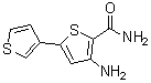 4-Amino-[2,3']bithiophenyl-5-carboxamide molecular structure (CAS 354812-17-2)