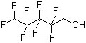 structure of CAS# 355-80-6, 2,2,3,3,4,4,5,5-Octafluoro-1-pentanol;1,1,5-Trihydrofluoropentane-1-ol; 1H,1H,5H-Octafluoro-1-pentanol; 1H,1H,5H-Octafluoropentan-1-ol
