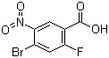 结构式 CAS# 355423-16-4, 4-溴-2-氟-5-硝基苯甲酸