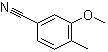 4-Methyl-3-methoxybenzonitrile molecular structure (CAS 3556-60-3)