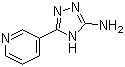 5-(Pyridin-3-yl)-4H-1,2,4-triazol-3-amine molecular structure (CAS 35607-27-3)