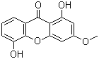 Mesuaxanthone A molecular structure (CAS 3561-81-7)