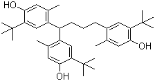 1,1,3-Tris[5-(tert-butyl)-4-hydroxy-2-methylphenyl]butane molecular structure (CAS 35641-51-1)