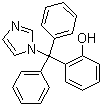 2-(1H-Imidazol-1-yldiphenylmethyl)phenol molecular structure (CAS 35645-49-9)