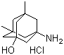 结构式 CAS# 356572-08-2, 1-羟基-3-氨基-5,7-二甲基金刚烷盐酸盐