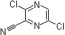 structure of CAS# 356783-16-9, 3,6-Dichloro-2-pyrazinecarbonitrile