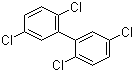 2,2',5,5'-四氯-1,1'-联苯分子结构 (CAS 35693-99-3)