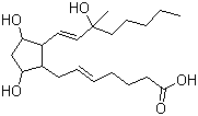 structure of CAS# 35700-23-3, Carboprost;15-Methyl prostaglandin F2alpha; (Z)-7-[(3R,5S)-3,5-Dihydroxy-2-[(E,3S)-3-hydroxy-3-methyl-oct-1-enyl]cyclopentyl]hept-5-enoic acid