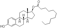 Estradiol undecylate molecular structure (CAS 3571-53-7)